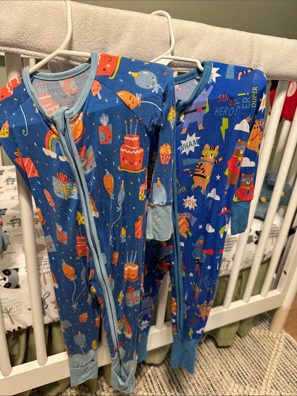 Little Sleepies Baby Footed Pajamas set